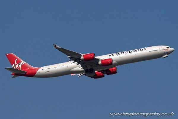 Virgin Atlantic VIR 0007.jpg - Virgin Atlantic Airbus A340-600 - Order a Print Below or email info@iesphotography.co.uk for other usage